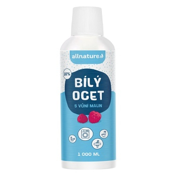 ALLNATURE Bílý ocet 10% s vůní malin 1000 ml (Ekologické úklidové prostředky) - Ekologické
