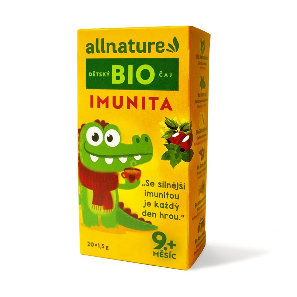 E-shop ALLNATURE Dětský čaj imunita BIO 20 sáčků
