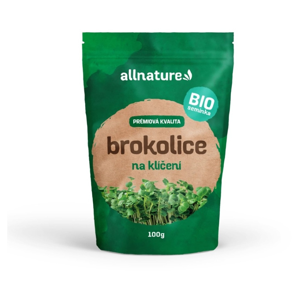 E-shop ALLNATURE Brokolice semínka na klíčení BIO 100 g