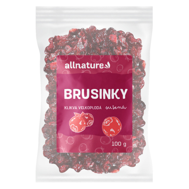 E-shop ALLNATURE Brusinky sušené 100 g