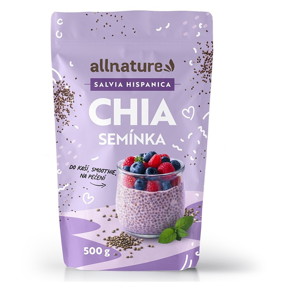 Allnature Chia semínka 500g koupíte na Lekarna.cz