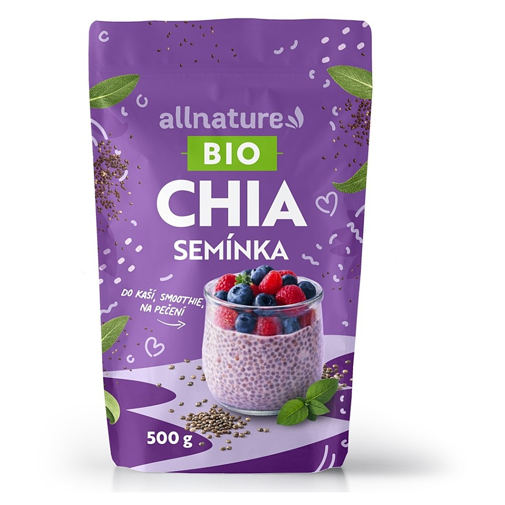 Allnature Chia BIO semínka 500 g