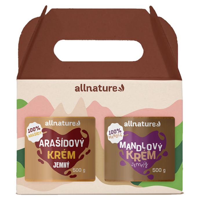 ALLNATURE Dárková sada oříškových krémů 4 x 500 g