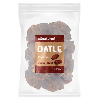 ALLNATURE Datle deglet noir 1000 g - Lékárna.cz