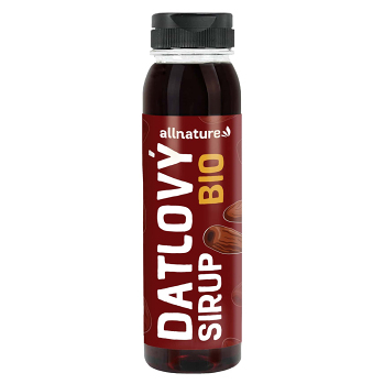 ALLNATURE Datlový sirup BIO 250 ml (Džusy, mošty, smoothies) - BIO