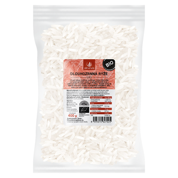 ALLNATURE Dlouhozrnná rýže bílá BIO 400 g, expirace