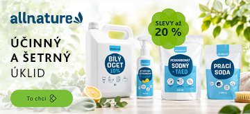Allnature drogerie se slevou až 20%