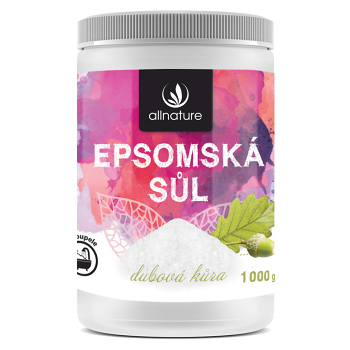 ALLNATURE Epsomská sůl Dubová kůra 1000 g