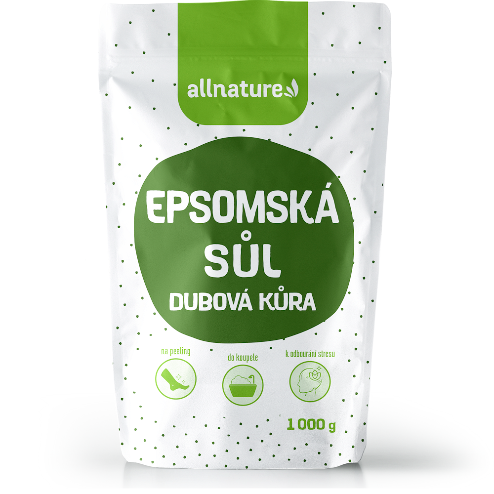 E-shop ALLNATURE Epsomská sůl Dubová kůra 1000 g