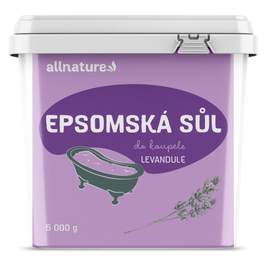 E-shop ALLNATURE Epsomská sůl Levandule 5 kg