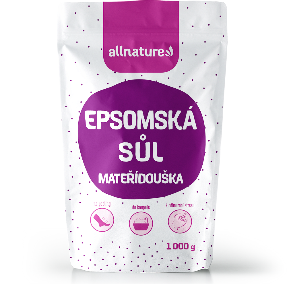 ALLNATURE Epsomská sůl Mateřídouška 1000 g
