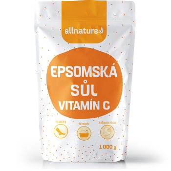 ALLNATURE Epsomská sůl s vitamínem C 1000 g