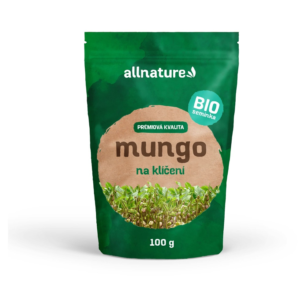 E-shop ALLNATURE Fazole Mungo semínka na klíčení BIO 100 g