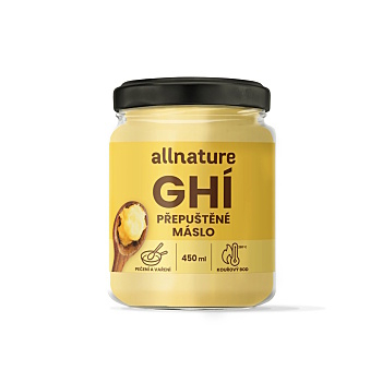 ALLNATURE Ghí 450 ml (Ghí másla) - Jednodruhové