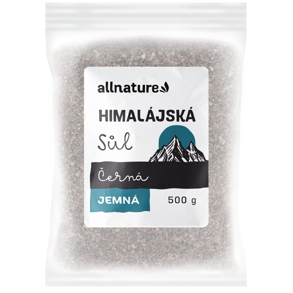 E-shop ALLNATURE Himalájská sůl černá jemná 300 g