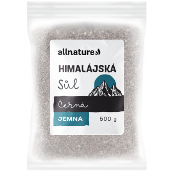 ALLNATURE Himalájská sůl černá jemná 300 g