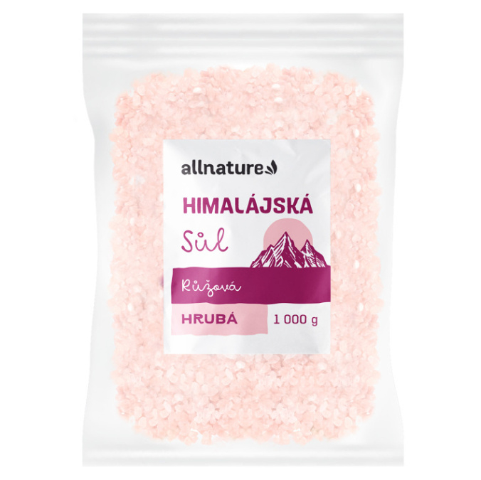 E-shop ALLNATURE Himalájská sůl růžová hrubá 1000 g