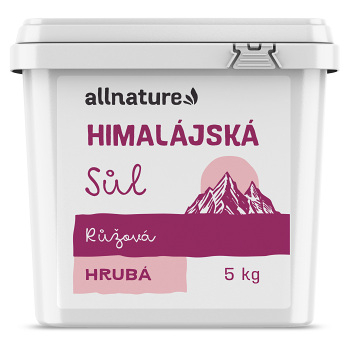 ALLNATURE Himalájská sůl růžová hrubá 5 kg