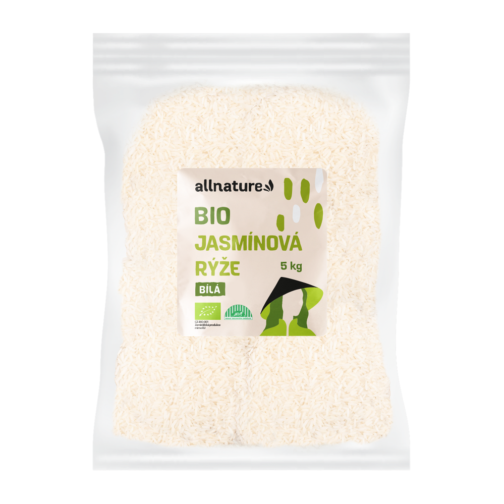 Levně ALLNATURE Jasmínová rýže bílá BIO 5 kg