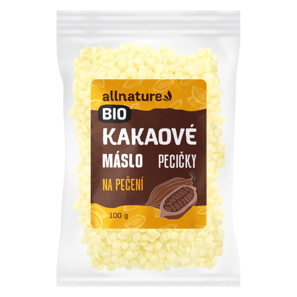 E-shop ALLNATURE Kakaové máslo 100 g BIO
