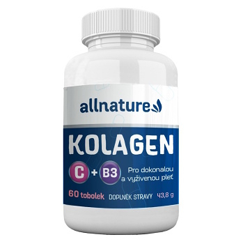ALLNATURE Kolagen 60 tobolek (Vitamín C) - Vícesložkové