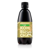 ALLNATURE Kombucha černý bez BIO 330 ml