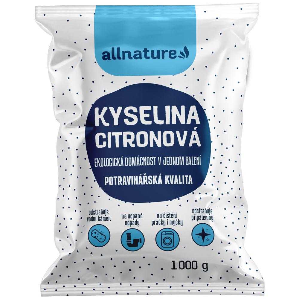 ALLNATURE Kyselina citronová 1000 g