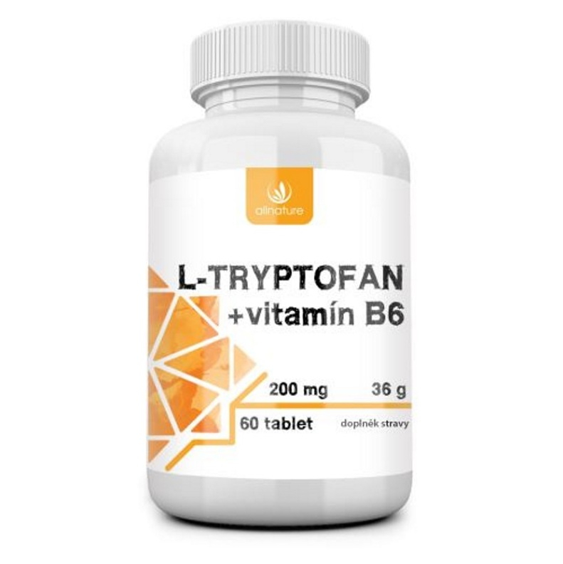 Levně ALLNATURE L-tryptofan 200 mg/2,5 mg vitamín B6 60 tablet
