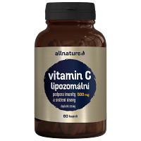 ALLNATURE Lipozomální vitamin C 500 mg 60 kapslí
