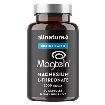 ALLNATURE Magnesium L-treonate 90 kapslí (Hořčík, magnézium) - Jednosložkové
