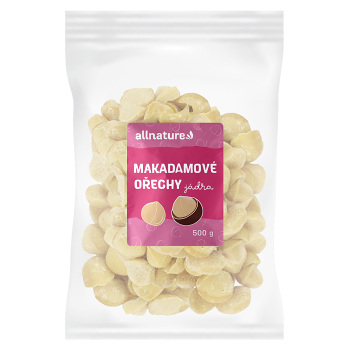 ALLNATURE Makadamové ořechy 500 g