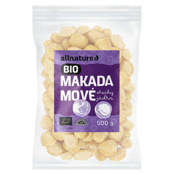 ALLNATURE Makadamové ořechy 500 g BIO
