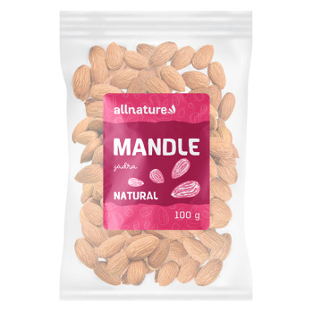 ALLNATURE Mandle jádra natural 100 g