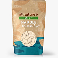 ALLNATURE Mandle jádra loupaná 1000 g
