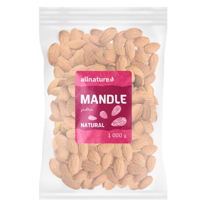 ALLNATURE Mandle jádra natural 1000 g