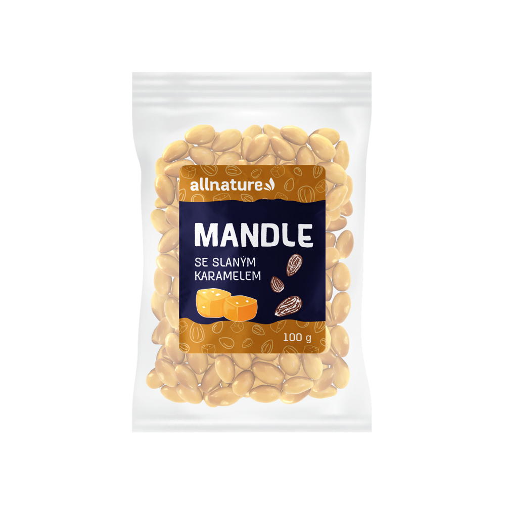 E-shop ALLNATURE Mandle slaný karamel 100 g