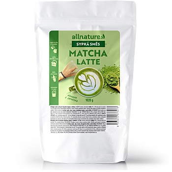 ALLNATURE Matcha latte 1020 g (Matcha tea) - Vícesložkové