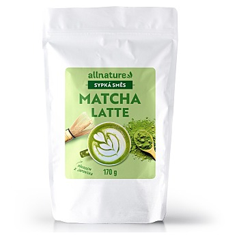 ALLNATURE Matcha latte 170 g (Matcha tea) - Vícesložkové, Sladké
