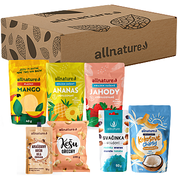 ALLNATURE Mlsání big pack (Dárková balení potravin) - Sladké, Slané, Vícesložkové