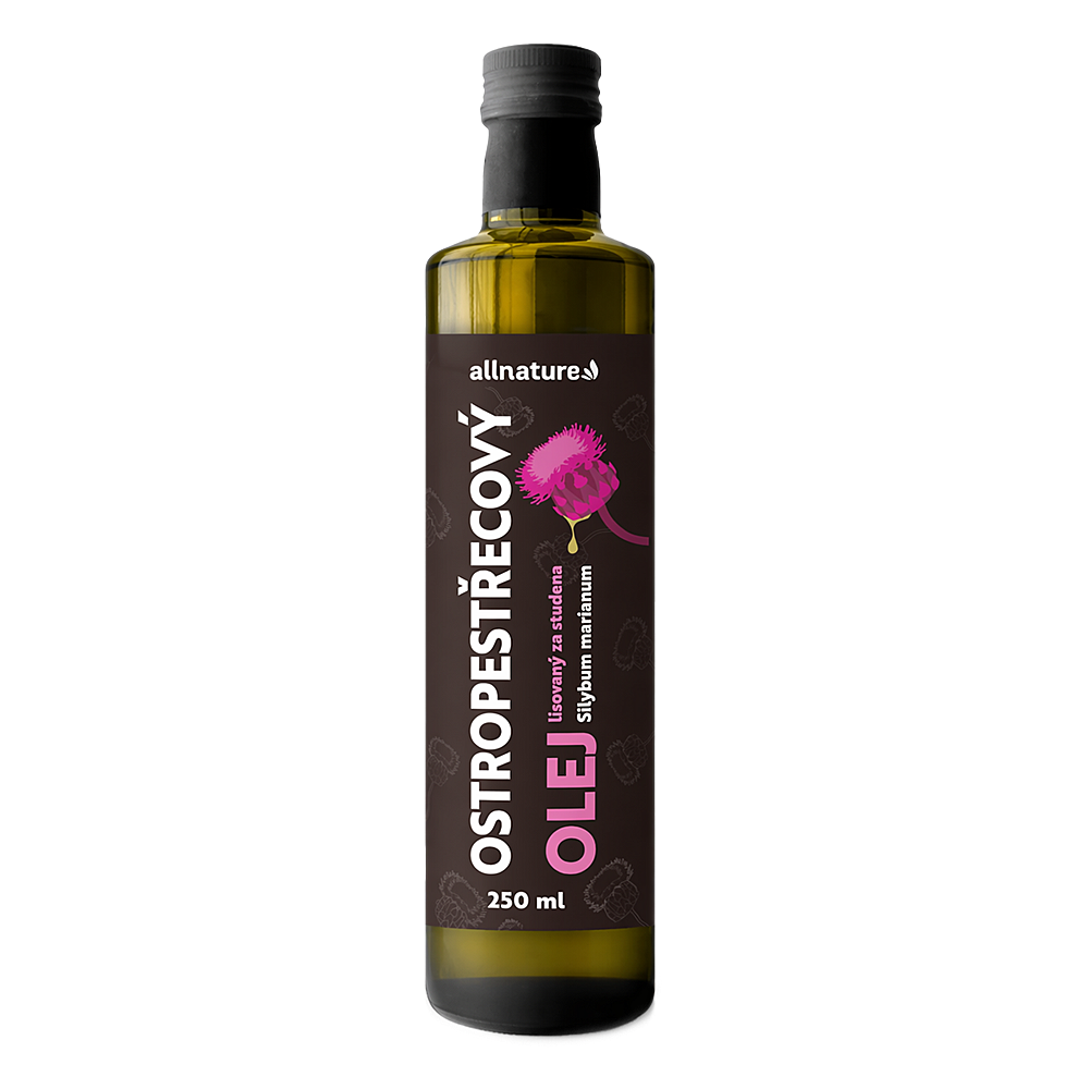 Allnature Ostropestřecový olej 250ml koupíte na Lekarna.cz