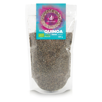 ALLNATURE Quinoa černá vločky BIO 250 g