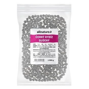 ALLNATURE Rybíz černý sušený 1000 g (Sušené ovoce a zelenina) - Jednodruhové