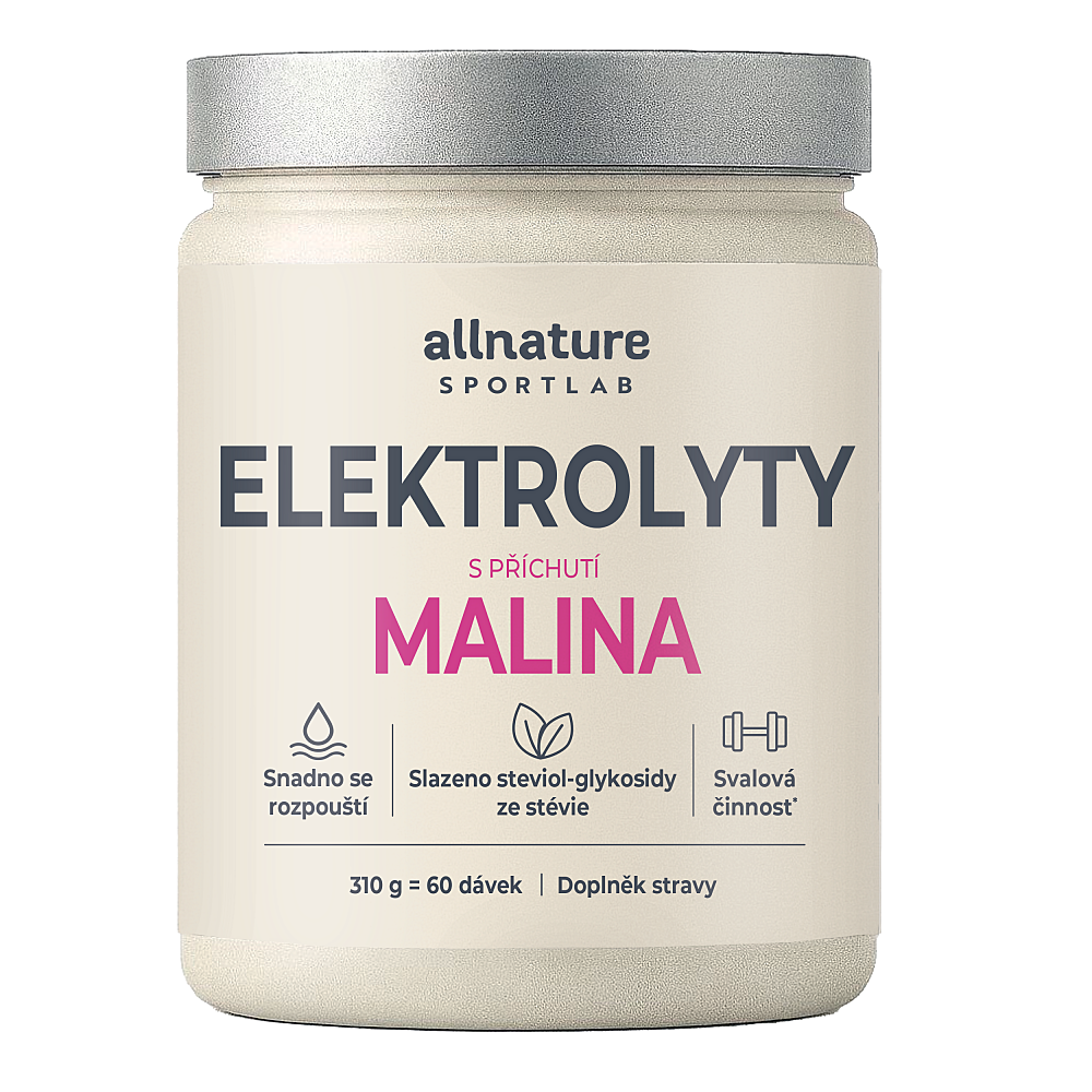 Allnature Sportlab Elektrolyty malina 310g koupíte na Lekarna.cz