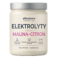 ALLNATURE Sportlab elektrolyty malina a citron 310 g