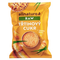 ALLNATURE Třtinový cukr nerafinovaný s obsahem melasy RAW 1000 g