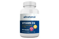 ALLNATURE Vitamín D3 2000 iU 60 tobolek