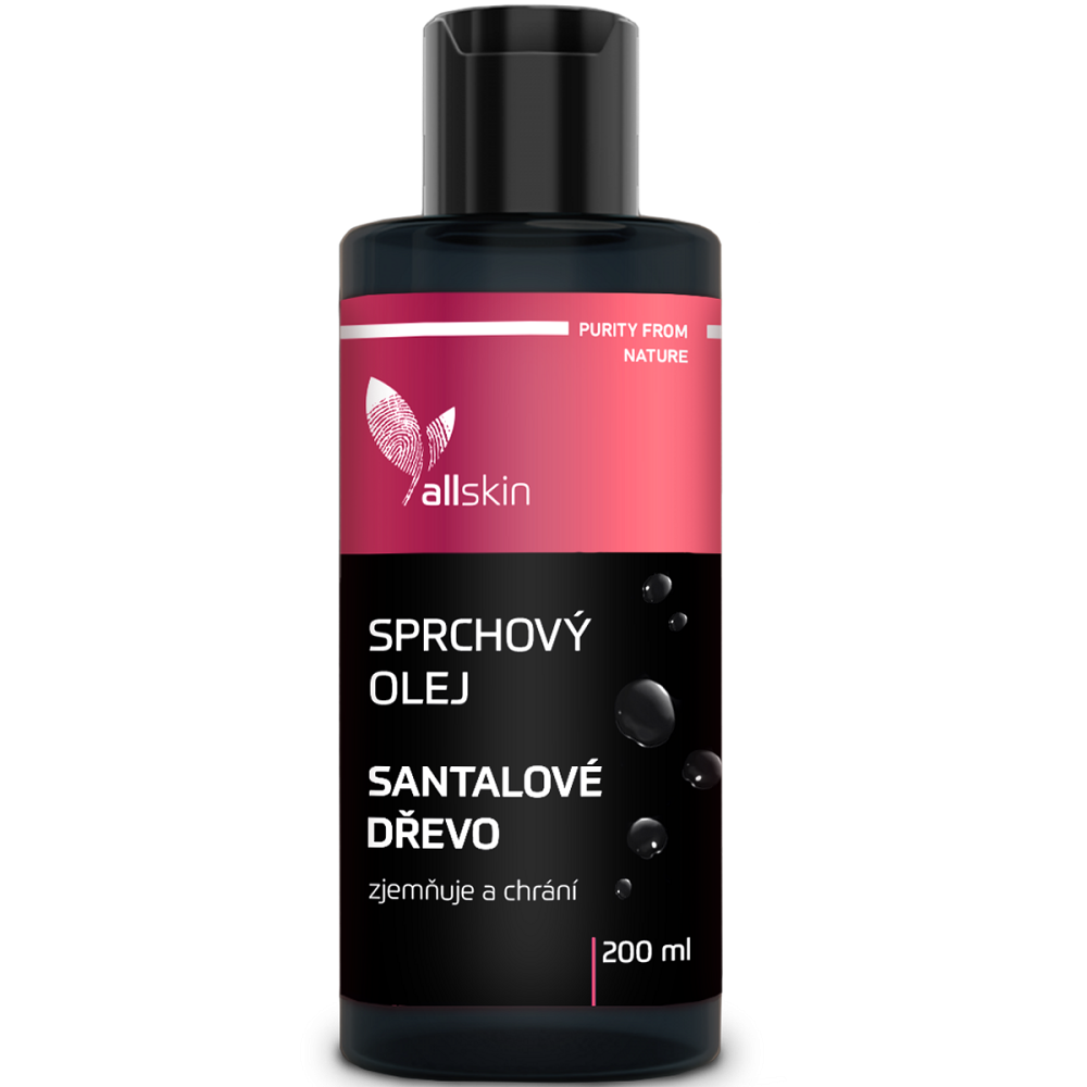 ALLSKIN Sprchový olej Santalové dřevo 200 ml