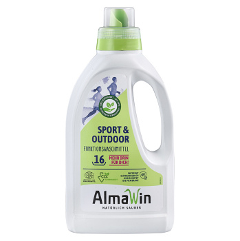 ALMAWIN Tekutý prací prostředek Sport + Outdoor 750 ml (Ekologické prací prostředky) - Čistící