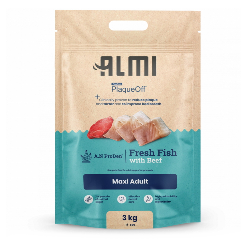 E-shop ALMI Maxi Adult granule pro psy 1 ks, Hmotnost balení (g): 3 kg