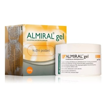 ALMIRAL Gel 250 g (Bolest svalů a kloubů)